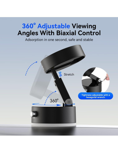 Soporte para Teléfono con Succión Magnética Sanqi XO-C170 Negro