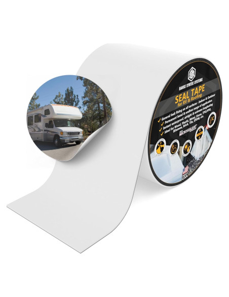 Cinta de Sellado HSS Blanca 5 cm x 3 m para Techos y RV