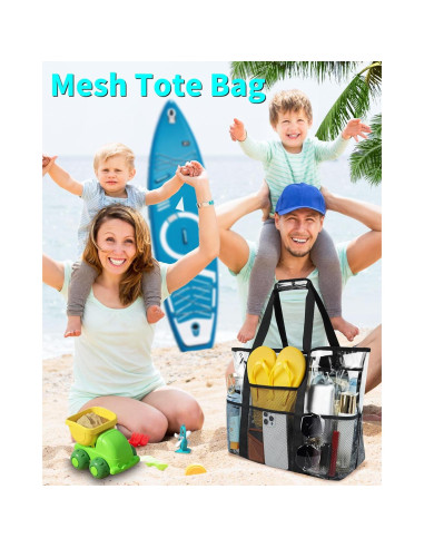 Bolsa de Playa XL Maffuno Impermeable 40L Negra