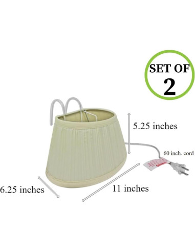 Lámpara de Lectura para Cabecero Evelots - Paquete de 2