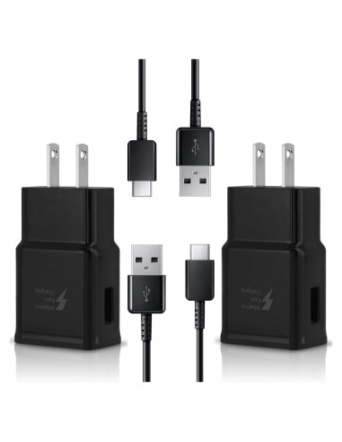Cargador Rápido Adaptativo VOLT PLUS TECH 15W USB-C Paquete de 2