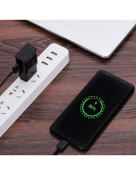 Cargador Rápido Adaptativo VOLT PLUS TECH 15W USB-C Paquete de 2