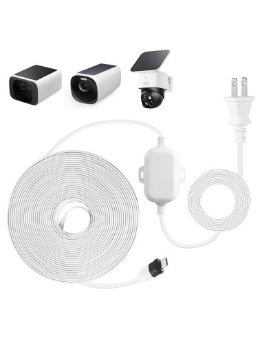 Adaptador de Corriente 9.14m Wochel para Eufy Security