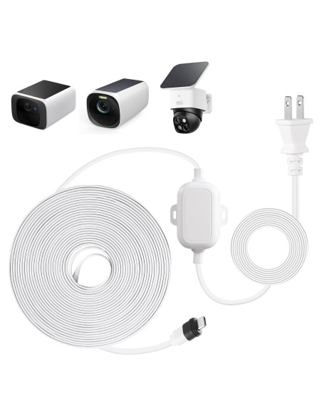 Adaptador de Corriente 9.14m Wochel para Eufy Security