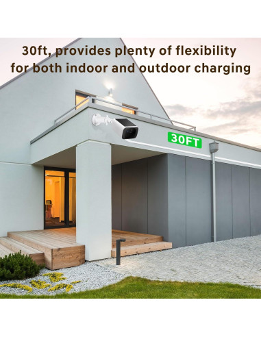 Adaptador de Corriente 9.14m Wochel para Eufy Security