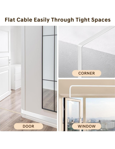 Adaptador de Corriente 9.14m Wochel para Eufy Security
