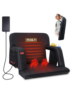Asiento de Gradas Calentado MZQLN Plegable 53.34 cm 6 Posiciones