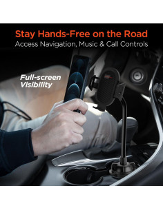 Soporte para Teléfono en Portavasos HyperGear - Ajustable 360 2