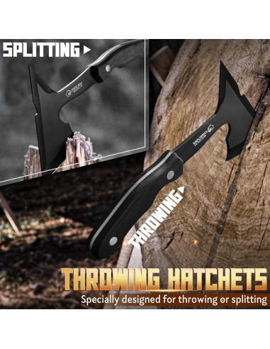 Juego de Hachas de Lanzamiento Dream Reach - 3 Hachas de Acero