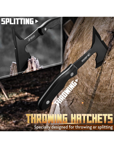 Juego de Hachas de Lanzamiento Dream Reach - 3 Hachas de Acero