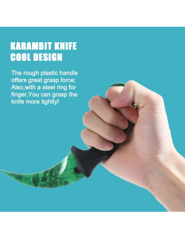 Cuchillo Karambit Milaloko de Acero Inoxidable 19.1 cm