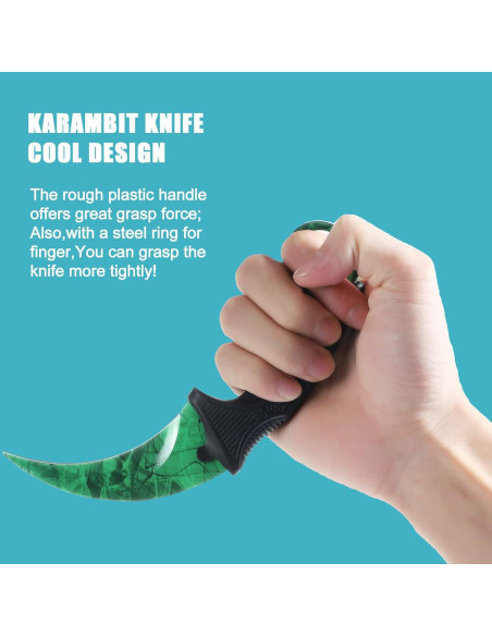 Cuchillo Karambit Milaloko de Acero Inoxidable 19.1 cm
