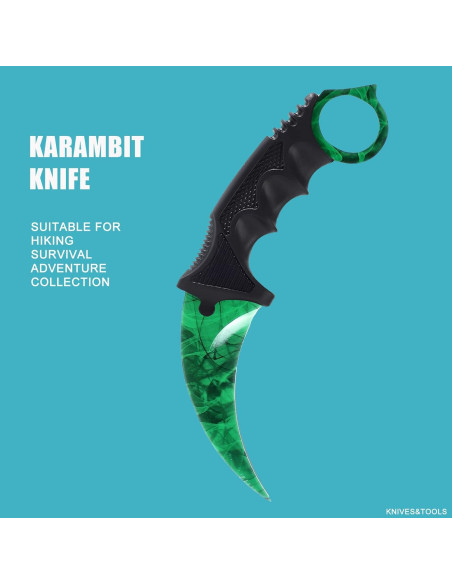 Cuchillo Karambit Milaloko de Acero Inoxidable 19.1 cm