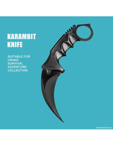 Cuchillo Karambit Milaloko de Acero Inoxidable 19.1 cm