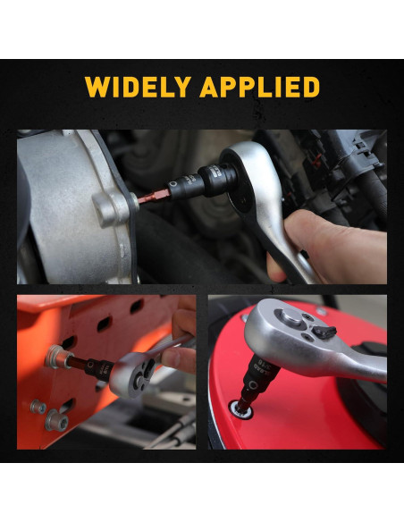 Juego de 16 Piezas Enchufe Hexagonal SAE ELEAD Acero S2