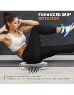 Tabla de Equilibrio de Madera Cusurlove 360 Grados Antideslizante 2