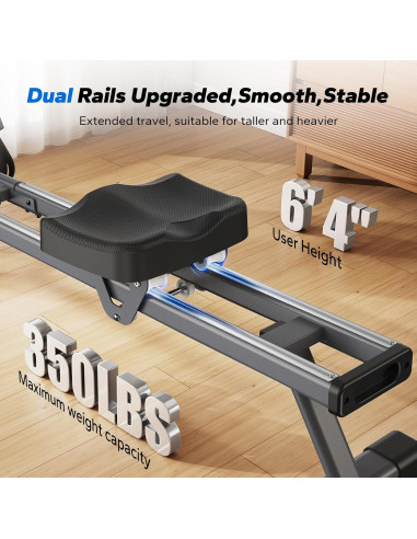 Máquina de Remo Magnética MERACH Q1S para el Hogar 159 kg