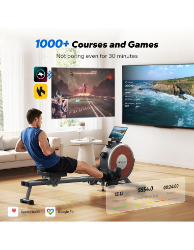 Máquina de Remo Magnética MERACH Q1S para el Hogar 159 kg