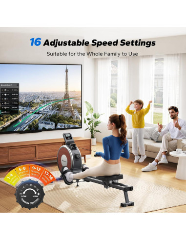 Máquina de Remo Magnética MERACH Q1S para el Hogar 159 kg