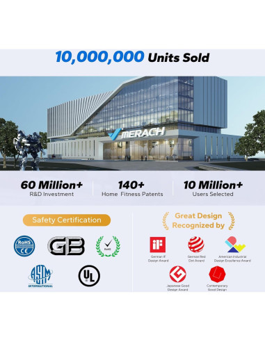 Máquina de Remo Magnética MERACH Q1S para el Hogar 159 kg