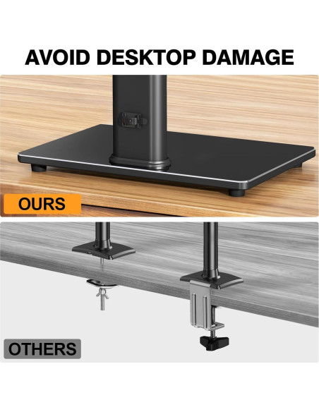 Soporte de Monitor TAVR Individual VESA 13-32" Ajustable 20kg