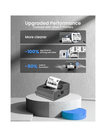 Impresora de Etiquetas Phomemo M221 Bluetooth 203 dpi Portátil