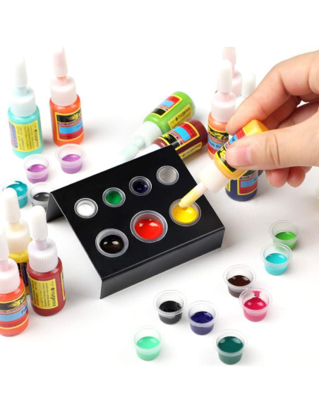 Juego de Tinta para Tatuajes Solong 28 Colores 5ml Profesional