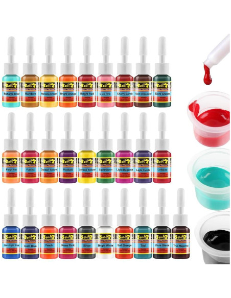 Juego de Tinta para Tatuajes Solong 28 Colores 5ml Profesional