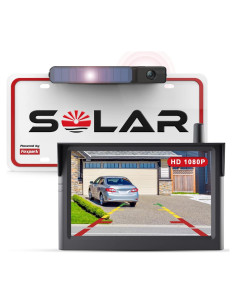 Cámara de Respaldo Inalámbrica Solar Foxpark 1080P 5" IP69