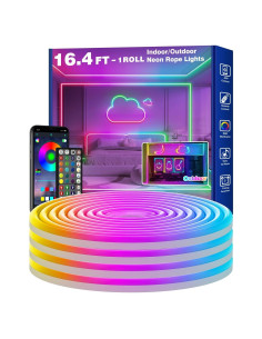 Luces de Cuerda LED RCUICA 5m RGB IP65 Control Remoto