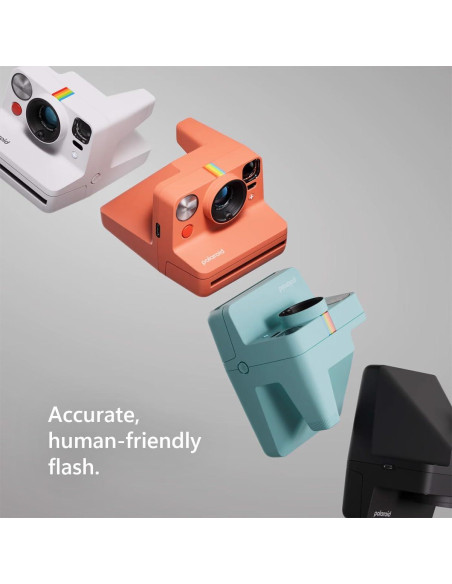 Cámara Instantánea Polaroid Now+ Gen 3 Negra con 16 Fotos