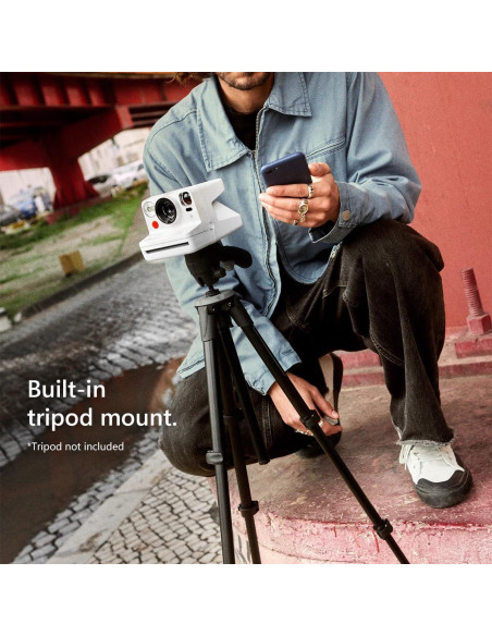 Cámara Instantánea Polaroid Now+ Gen 3 Negra con 16 Fotos