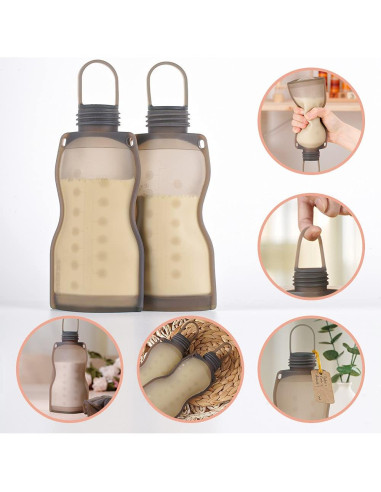 Bolsas de Almacenamiento de Leche Materna Haakaa 10 Piezas 260ml