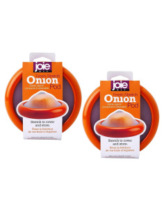 Contenedor de Almacenamiento de Cebolla Joie, 2 Unidades, Naranja