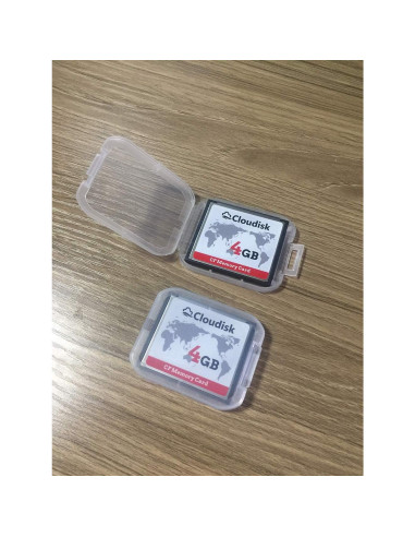 Paquete de 2 Tarjetas Compact Flash 4GB Cloudisk para DSLR