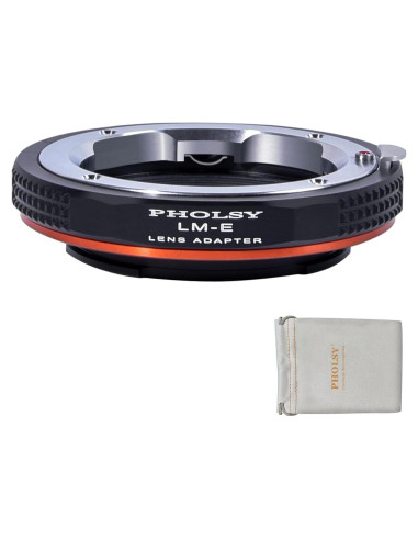 Adaptador de Montura PHOLSY Leica M a Sony E 6.3x6.3cm