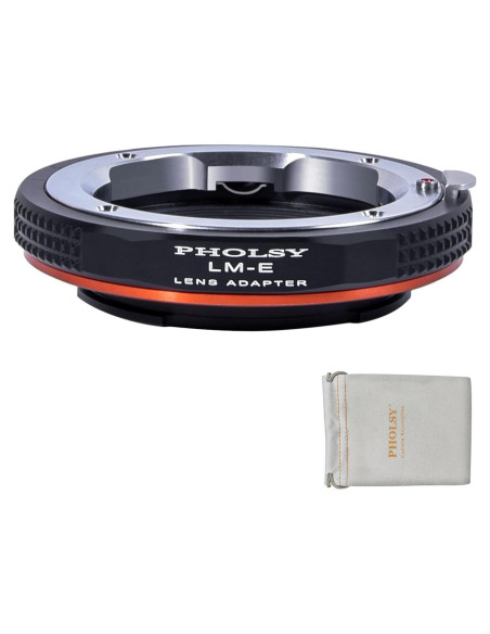 Adaptador de Montura PHOLSY Leica M a Sony E 6.3x6.3cm
