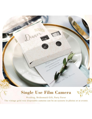 Cámara Desechable Zhengmy 4 Pack con Flash 34mm Blanco y Negro