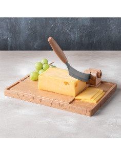 Cortador de Queso BOSKA Lumberjack con Tabla de Madera 22.4cm 2