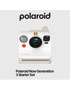 Cámara Instantánea Polaroid Now Gen 3 Autofoco Blanco + Kit Película 2