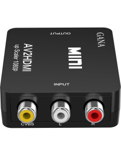 Convertidor RCA a HDMI GANA 1080p con Cable USB para TV 2