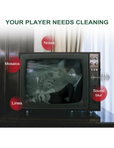 Limpiador de Cabezas de VCR Nicer con Líquido para VHS