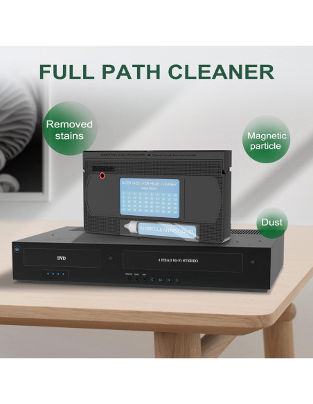 Limpiador de Cabezas de VCR Nicer con Líquido para VHS