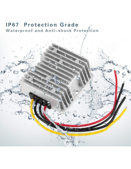 Convertidor Elevador DC 24V a 48V 5A SUPERNIGHT Impermeable