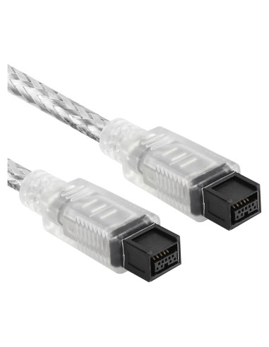 Cable FireWire 800 1.83m WTYIXS 9Pin a 9Pin para PC y Videocámara