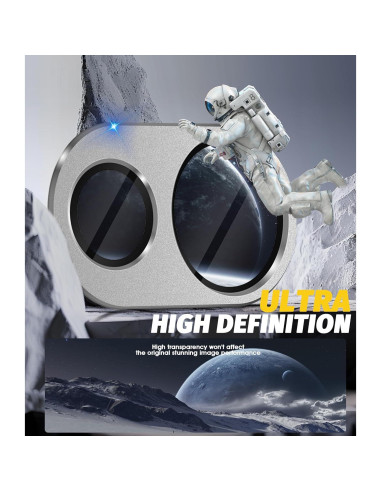 Protector de Lente de Cámara Orzero para Google Pixel 9a - Metal y Vidrio Premium