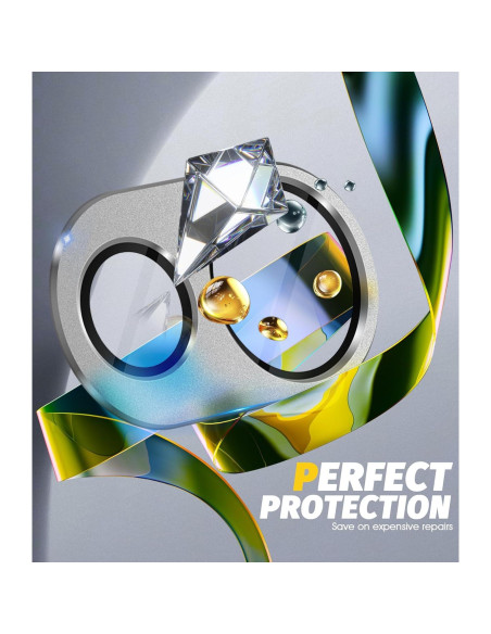 Protector de Lente de Cámara Orzero para Google Pixel 9a - Metal y Vidrio Premium