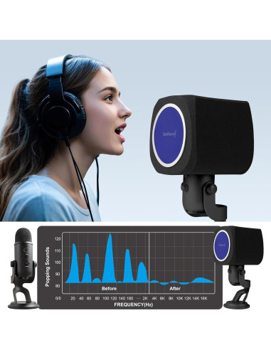 Micrófono USB ZealSound K66T con Filtro Pop y Accesorios