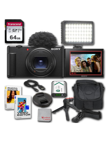 Cámara de Vlogging Sony ZV-1F | 20.1MP | Compacta y Portátil