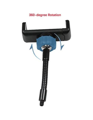 Soporte Clip para Teléfono Móvil Walway con Luz de Anillo